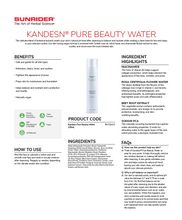 Load image into Gallery viewer, Kandesn® Pure Beauty Water 100 mL/3.4 oz.
